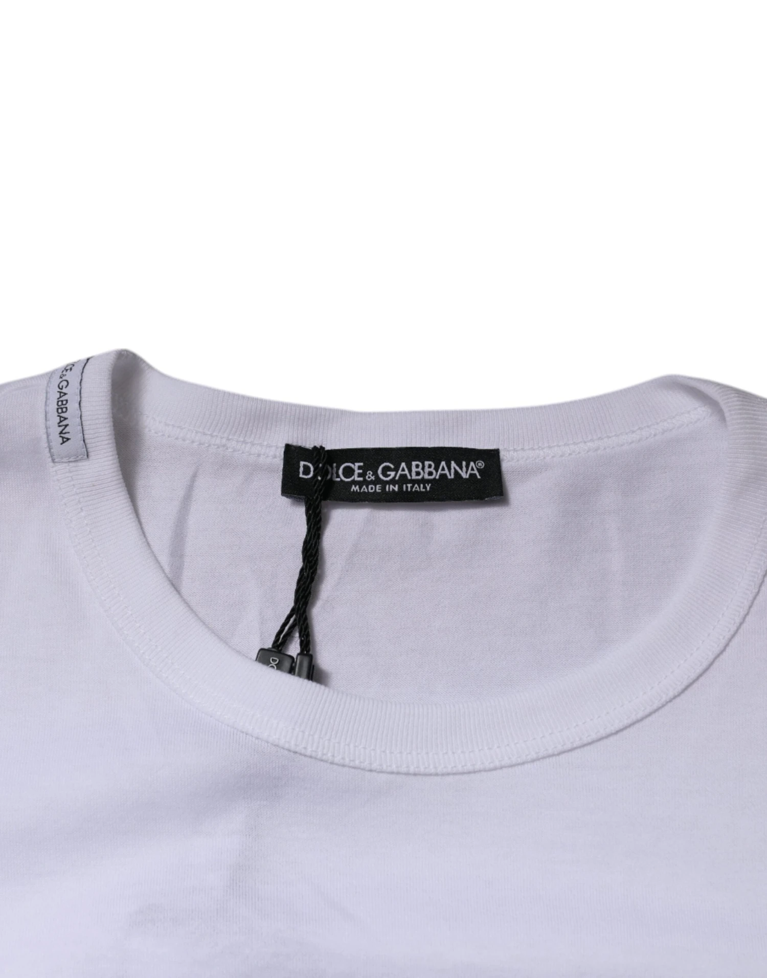 Dolce & Gabbana White Panda King Cotton Crew Neck Men's T-shirt (Pre-Owned) 7 Dolce & Gabbana White Panda King Cotton Crew Neck Men's T-shirt (Pre-Owned) - Image 5