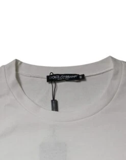 Dolce & Gabbana White DG Logo Crew Neck Short Sleeves Men's T-shirt (Pre-Owned) -Lux Lair Store 5314057