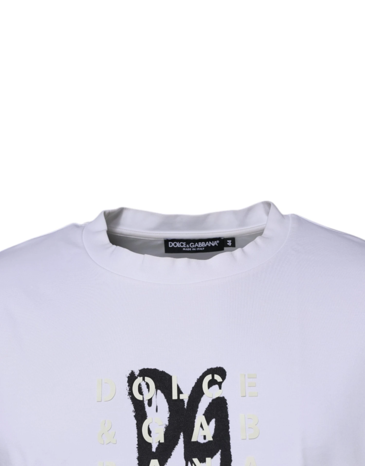 Dolce & Gabbana White DG Logo Crew Neck Short Sleeve Men's T-shirt (Pre-Owned) 4 Dolce & Gabbana White DG Logo Crew Neck Short Sleeve Men's T-shirt (Pre-Owned) - Image 2