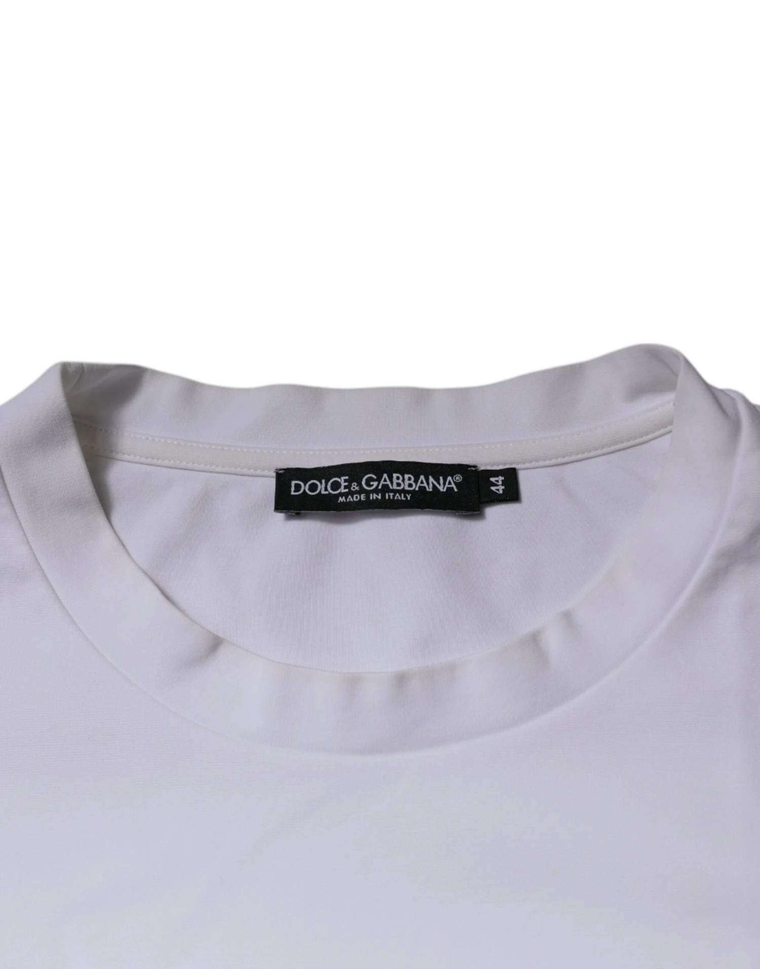 Dolce & Gabbana White DG Logo Crew Neck Short Sleeve Men's T-shirt (Pre-Owned) 6 Dolce & Gabbana White DG Logo Crew Neck Short Sleeve Men's T-shirt (Pre-Owned) - Image 4