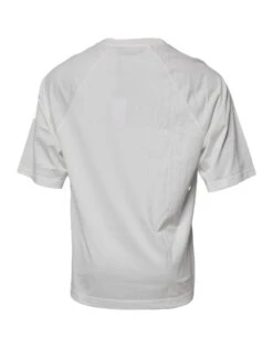 Dolce & Gabbana White DG Sport Crew Neck Short Sleeve Men's T-shirt 10 Dolce & Gabbana White DG Sport Crew Neck Short Sleeve Men's T-shirt -Lux Lair Store 5314960