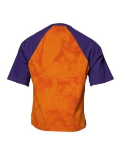 Dolce & Gabbana Orange Purple Graphic Print Short Sleeves Men's T-shirt 10 Dolce & Gabbana Orange Purple Graphic Print Short Sleeves Men's T-shirt -Lux Lair Store 5350872