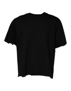 Dolce & Gabbana Black Crew Neck Short Sleeve Men's T-shirt