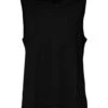Dolce & Gabbana Black Cotton Round Neck Sleeveless Men's T-shirt