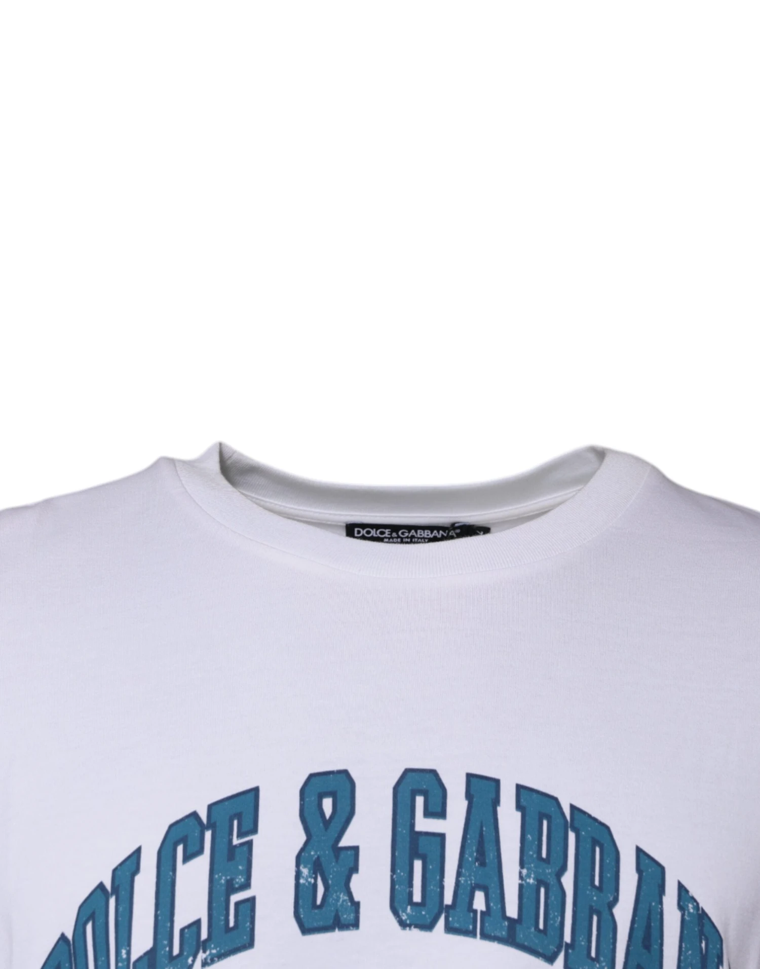 Dolce & Gabbana White DG Milano Cotton Crew Neck Men's T-shirt 4 Dolce & Gabbana White DG Milano Cotton Crew Neck Men's T-shirt - Image 2