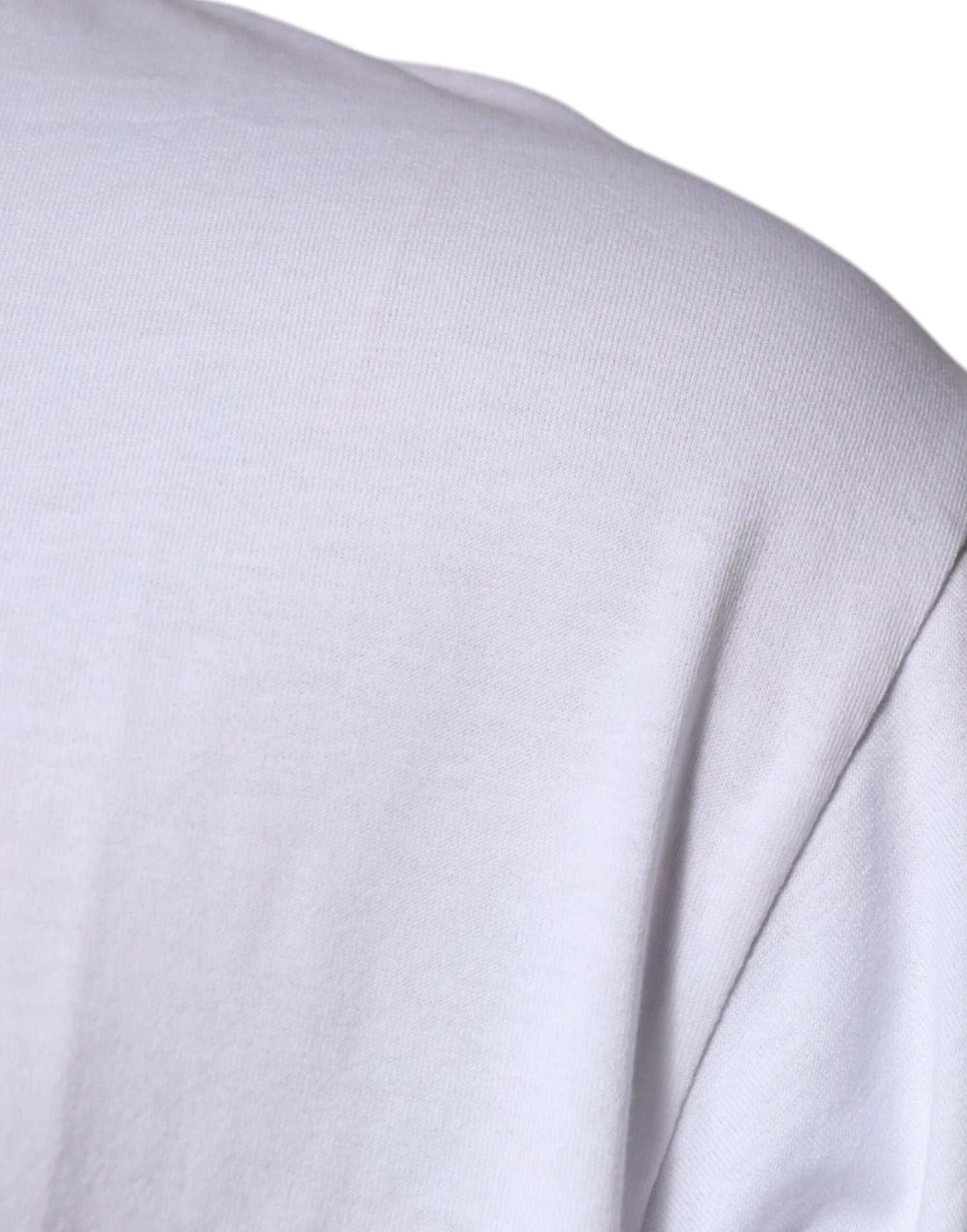 Dolce & Gabbana White DG Milano Cotton Crew Neck Men's T-shirt 5 Dolce & Gabbana White DG Milano Cotton Crew Neck Men's T-shirt - Image 3