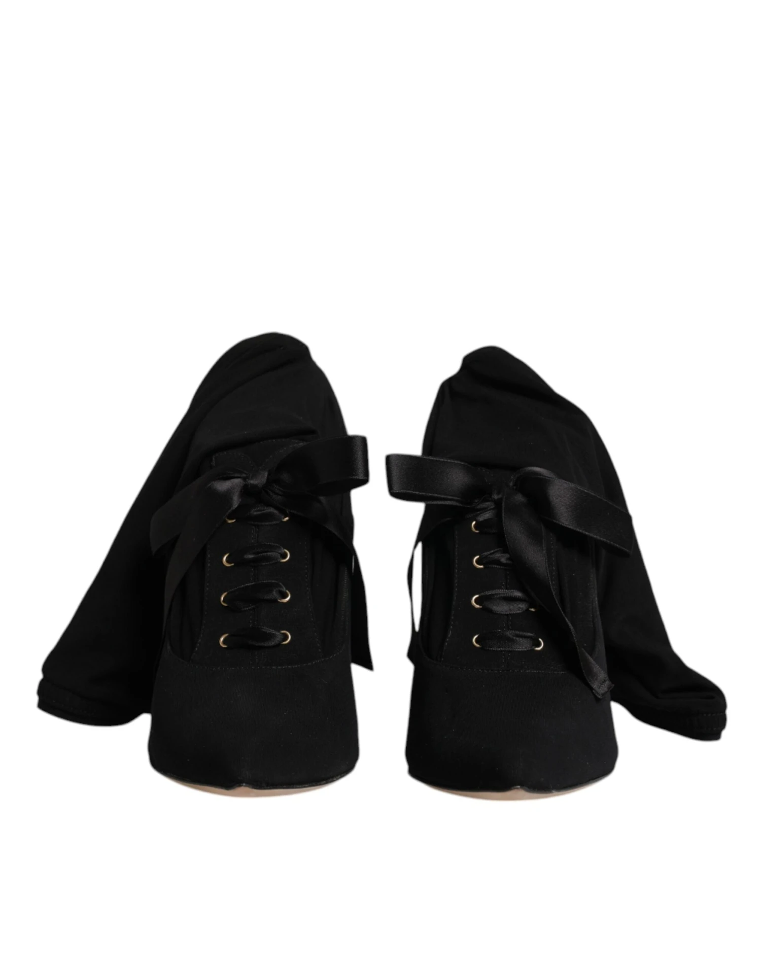 Dolce & Gabbana Black Stiletto Heels Mid Calf Boots Women's Shoes (Pre-Owned) 4 Dolce & Gabbana Black Stiletto Heels Mid Calf Boots Women's Shoes (Pre-Owned) - Image 2