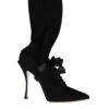 Dolce & Gabbana Black Stiletto Heels Mid Calf Boots Women's Shoes (Pre-Owned) 2 Dolce & Gabbana Black Stiletto Heels Mid Calf Boots Women's Shoes (Pre-Owned) -Lux Lair Store 5408399