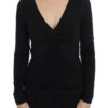 Versace Jeans Black Stretch Longsleeve Women's Sweater 2 Versace Jeans Black Stretch Longsleeve Women's Sweater -Lux Lair Store 59188