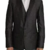Dolce & Gabbana Gray MARTINI 2 Piece Vest Coat Men's Blazer 2 Dolce & Gabbana Gray MARTINI 2 Piece Vest Coat Men's Blazer -Lux Lair Store 5929647