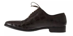 Dolce & Gabbana Brown Patterned Leather Dress Formal Men's Shoes (Pre-Owned) -Lux Lair Store 5932525
