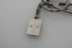 Dolce & Gabbana Silver Leather Dominico Stefano #DGFAMILY Logo Badge Men's Keychain 9 Dolce & Gabbana Silver Leather Dominico Stefano #DGFAMILY Logo Badge Men's Keychain -Lux Lair Store 5933084