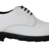 Dolce & Gabbana White Leather Derby Dress Formal Men's Shoes -Lux Lair Store 596016