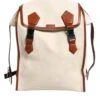 Dolce & Gabbana Beige Brown Canvas Leather Travel Back Pack Men's Bag (Pre-Owned) -Lux Lair Store 6036949