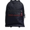 Dolce & Gabbana Blue Red Polyester Kids Back Pack Wheel Suitcase Men's Bag -Lux Lair Store 6039272