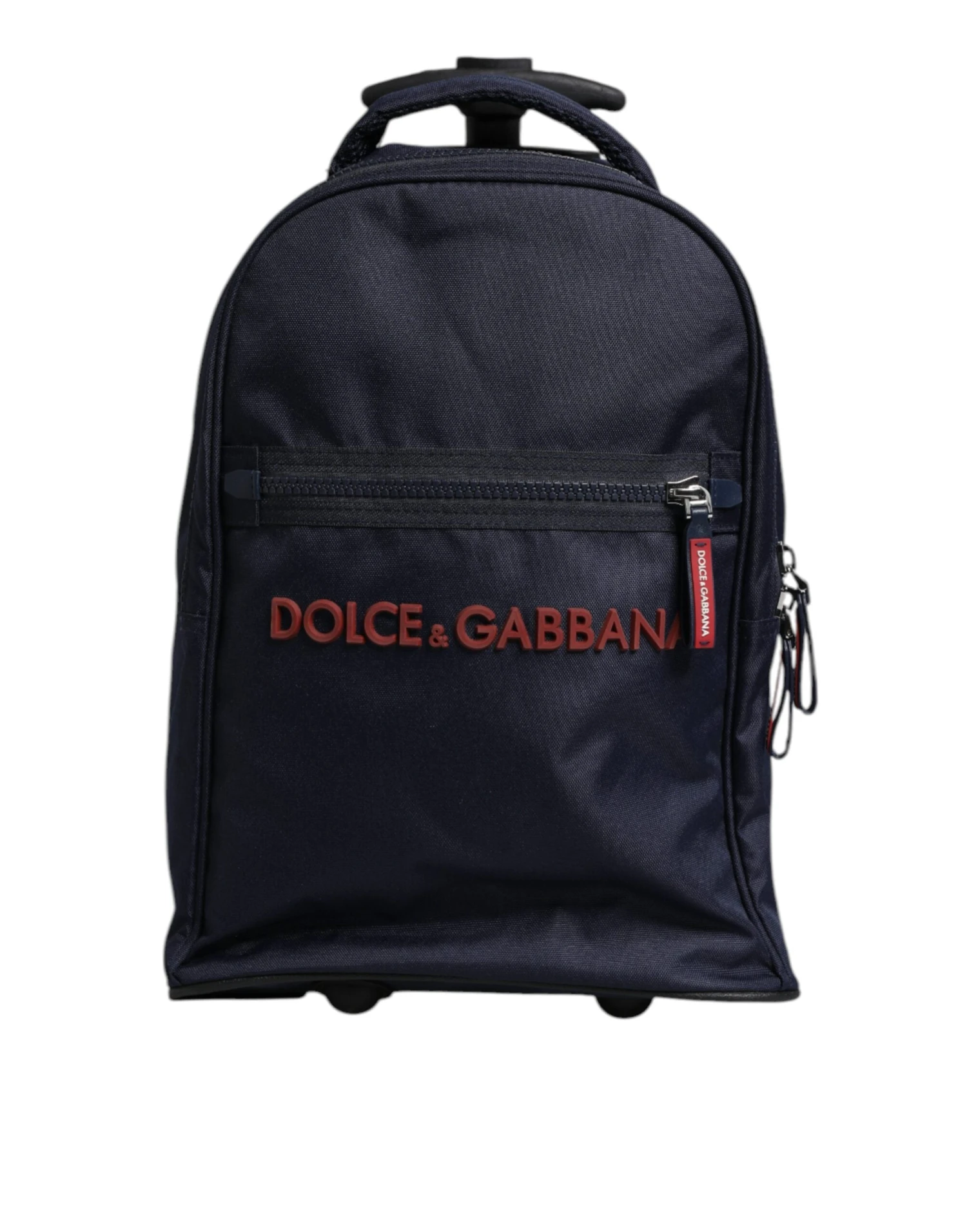 Dolce & Gabbana Blue Red Polyester Kids Back Pack Wheel Suitcase Men's Bag 3 Dolce & Gabbana Blue Red Polyester Kids Back Pack Wheel Suitcase Men's Bag