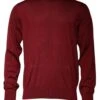 Dolce & Gabbana Maroon Cashmere Crew Neck Pullover Men's Sweater (Pre-Owned) -Lux Lair Store 6095280