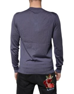 Dolce & Gabbana Gray Cashmere V-neck Men Pullover Men's Sweater (Pre-Owned) 9 Dolce & Gabbana Gray Cashmere V-neck Men Pullover Men's Sweater (Pre-Owned) -Lux Lair Store 6097593