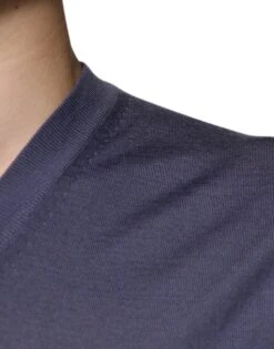 Dolce & Gabbana Gray Cashmere V-neck Men Pullover Men's Sweater (Pre-Owned) 11 Dolce & Gabbana Gray Cashmere V-neck Men Pullover Men's Sweater (Pre-Owned) -Lux Lair Store 6097595