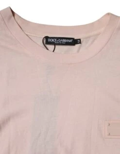 Dolce & Gabbana Beige Logo Crew Neck Short Sleeves Men's T-shirt (Pre-Owned) 10 Dolce & Gabbana Beige Logo Crew Neck Short Sleeves Men's T-shirt (Pre-Owned) -Lux Lair Store 6097732