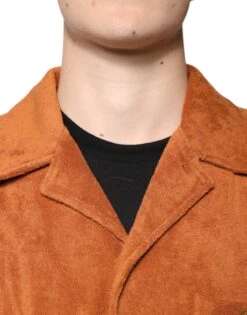 Dolce & Gabbana Hazel Cotton Velvet Button Down Collared Men's Shirt -Lux Lair Store 6109869