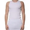 Dolce & Gabbana White Cotton Sleeveless Round Neck Tank Men's T-shirt (Pre-Owned)