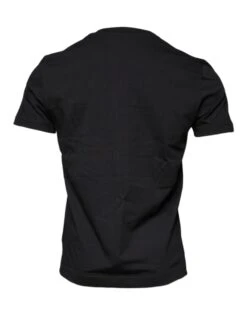 Dolce & Gabbana Black Cotton Crew Neck Short Sleeves Men's T-shirt (Pre-Owned) -Lux Lair Store 6111159