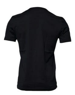 Dolce & Gabbana Blue Cotton Angel Print Short Sleeves Men's T-shirt (Pre-Owned) 10 Dolce & Gabbana Blue Cotton Angel Print Short Sleeves Men's T-shirt (Pre-Owned) -Lux Lair Store 6112238