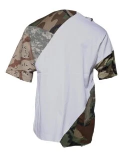 Dolce & Gabbana White Camouflage Cotton Crew Neck Men's T-shirt (Pre-Owned) -Lux Lair Store 6123194