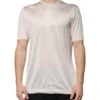 Dolce & Gabbana Off White Silk Crew Neck Henley Men's T-shirt (Pre-Owned) 1 Dolce & Gabbana Off White Silk Crew Neck Henley Men's T-shirt (Pre-Owned) -Lux Lair Store 6127725