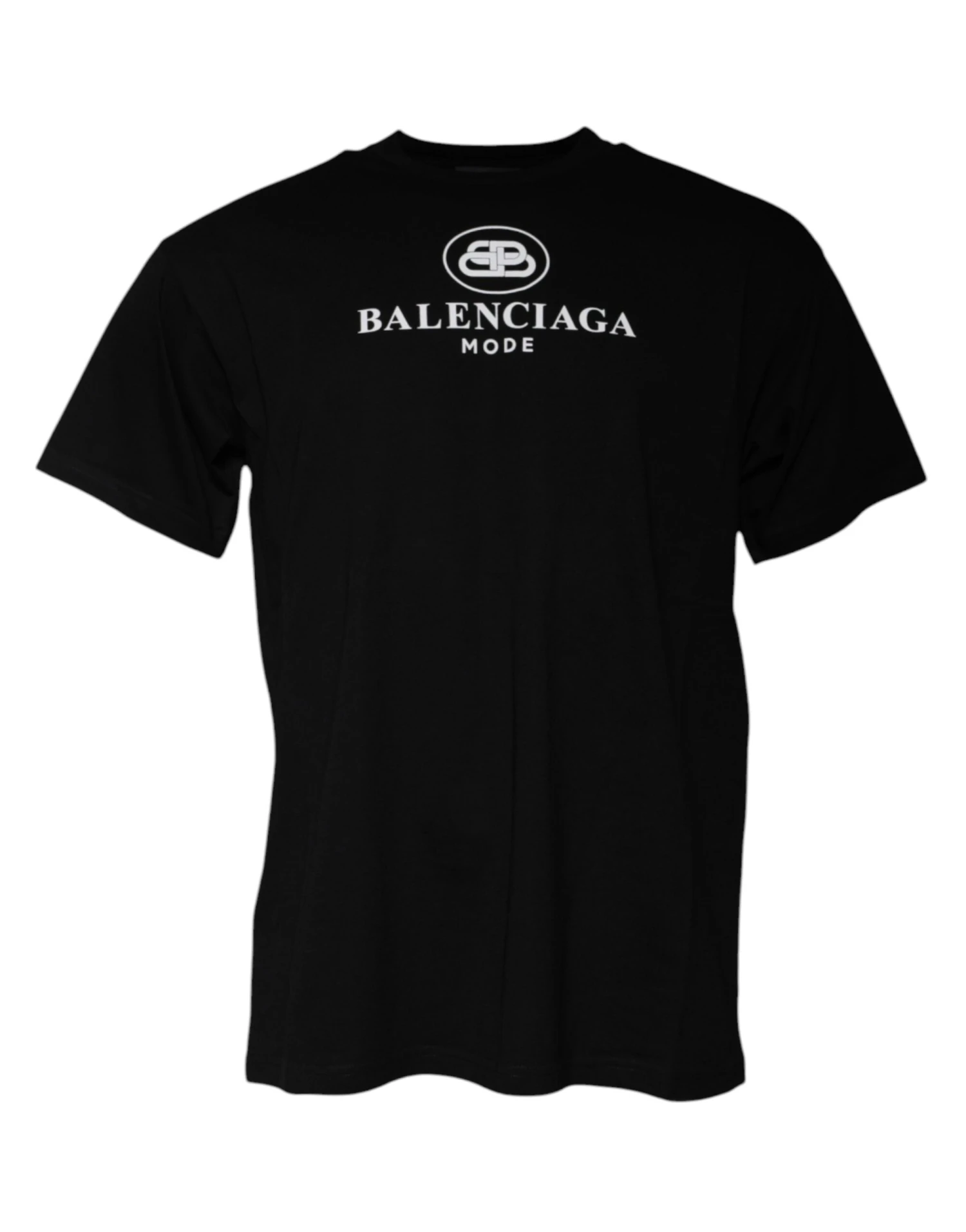 Balenciaga Black Cotton Logo Print Crew Neck Short Sleeves Men's T-shirt (Pre-Owned) 3 Balenciaga Black Cotton Logo Print Crew Neck Short Sleeves Men's T-shirt (Pre-Owned)