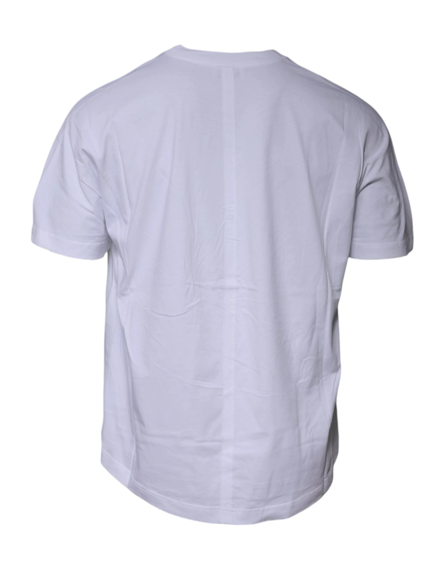 Balenciaga White Logo Cotton Crew Neck Short Sleeves Men's T-shirt (Pre-Owned) 4 Balenciaga White Logo Cotton Crew Neck Short Sleeves Men's T-shirt (Pre-Owned) - Image 2