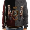 Dolce & Gabbana Multicolor KING Knight Monkey Knitted Cashmere Wool Men's Sweater -Lux Lair Store 6138780