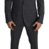 Dolce & Gabbana Gray Wool Men Formal 2 Piece MARTINI Men's Suit -Lux Lair Store 6139228
