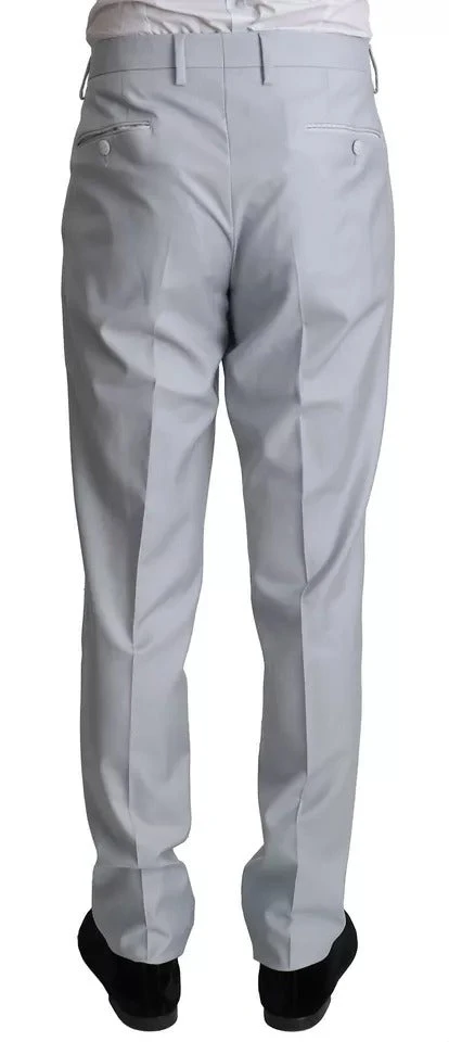 Dolce & Gabbana Light Blue SICILIA Wool 3 Piece Men's Suit 7 Dolce & Gabbana Light Blue SICILIA Wool 3 Piece Men's Suit - Image 5