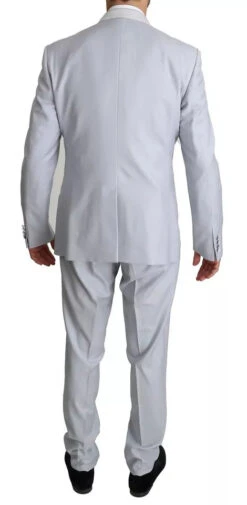 Dolce & Gabbana Light Blue SICILIA Wool 3 Piece Men's Suit 9 Dolce & Gabbana Light Blue SICILIA Wool 3 Piece Men's Suit -Lux Lair Store 6141613