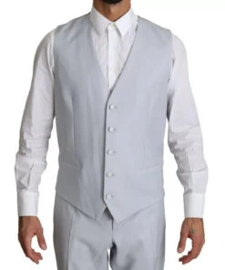 Dolce & Gabbana Light Blue SICILIA Wool 3 Piece Men's Suit 10 Dolce & Gabbana Light Blue SICILIA Wool 3 Piece Men's Suit -Lux Lair Store 6141614