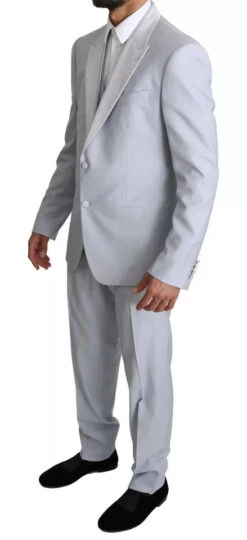 Dolce & Gabbana Light Blue SICILIA Wool 3 Piece Men's Suit 8 Dolce & Gabbana Light Blue SICILIA Wool 3 Piece Men's Suit -Lux Lair Store 6141621