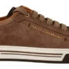 Dolce & Gabbana Brown Suede Logo Low Top Sneakers Men Men's Shoes -Lux Lair Store 6153943