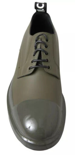 Dolce & Gabbana Green Leather Rubber Sole Dress Men's Shoes 11 Dolce & Gabbana Green Leather Rubber Sole Dress Men's Shoes -Lux Lair Store 6154578