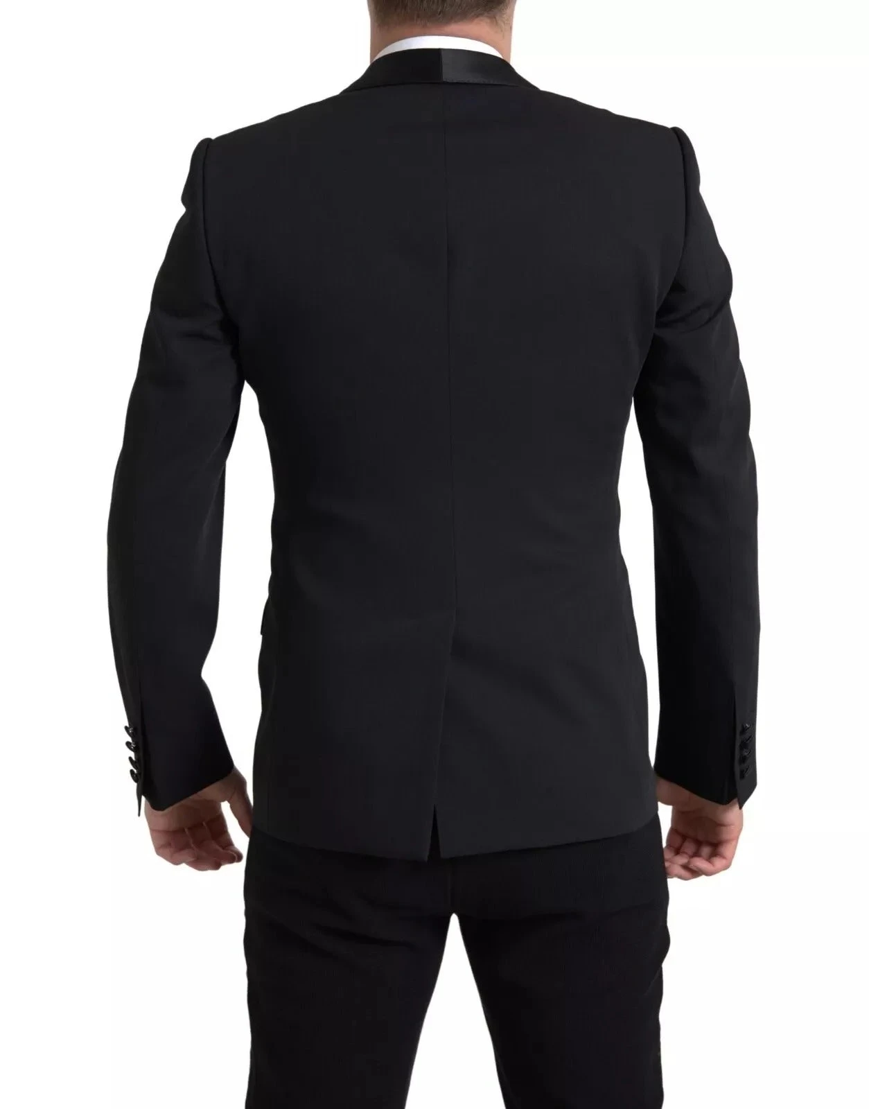 Dolce & Gabbana Black Wool Single Breasted MARTINI Men's Blazerclothing 6 Dolce & Gabbana Black Wool Single Breasted MARTINI Men's Blazerclothing - Image 4