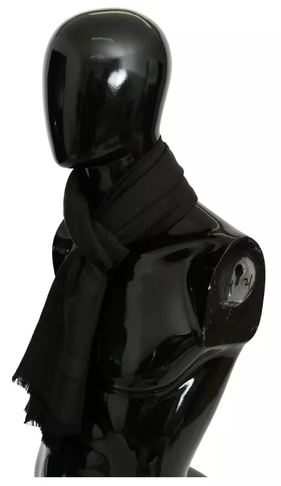 Dolce & Gabbana Green Brown Wrap Cashmere Shawl Men's Scarf (Pre-Owned) 4 Dolce & Gabbana Green Brown Wrap Cashmere Shawl Men's Scarf (Pre-Owned) - Image 2