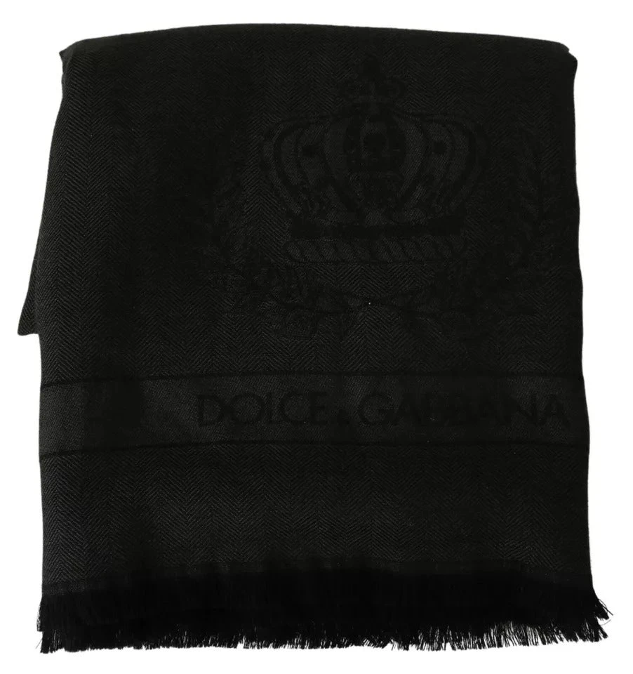 Dolce & Gabbana Green Brown Wrap Cashmere Shawl Men's Scarf (Pre-Owned) 7 Dolce & Gabbana Green Brown Wrap Cashmere Shawl Men's Scarf (Pre-Owned) - Image 5