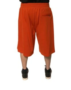 Dolce & Gabbana Orange Cotton Blend Men Bermuda Men's Shorts (Pre-Owned) -Lux Lair Store 6187096