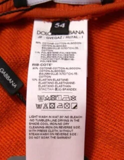 Dolce & Gabbana Orange Cotton Blend Men Bermuda Men's Shorts (Pre-Owned) -Lux Lair Store 6187097