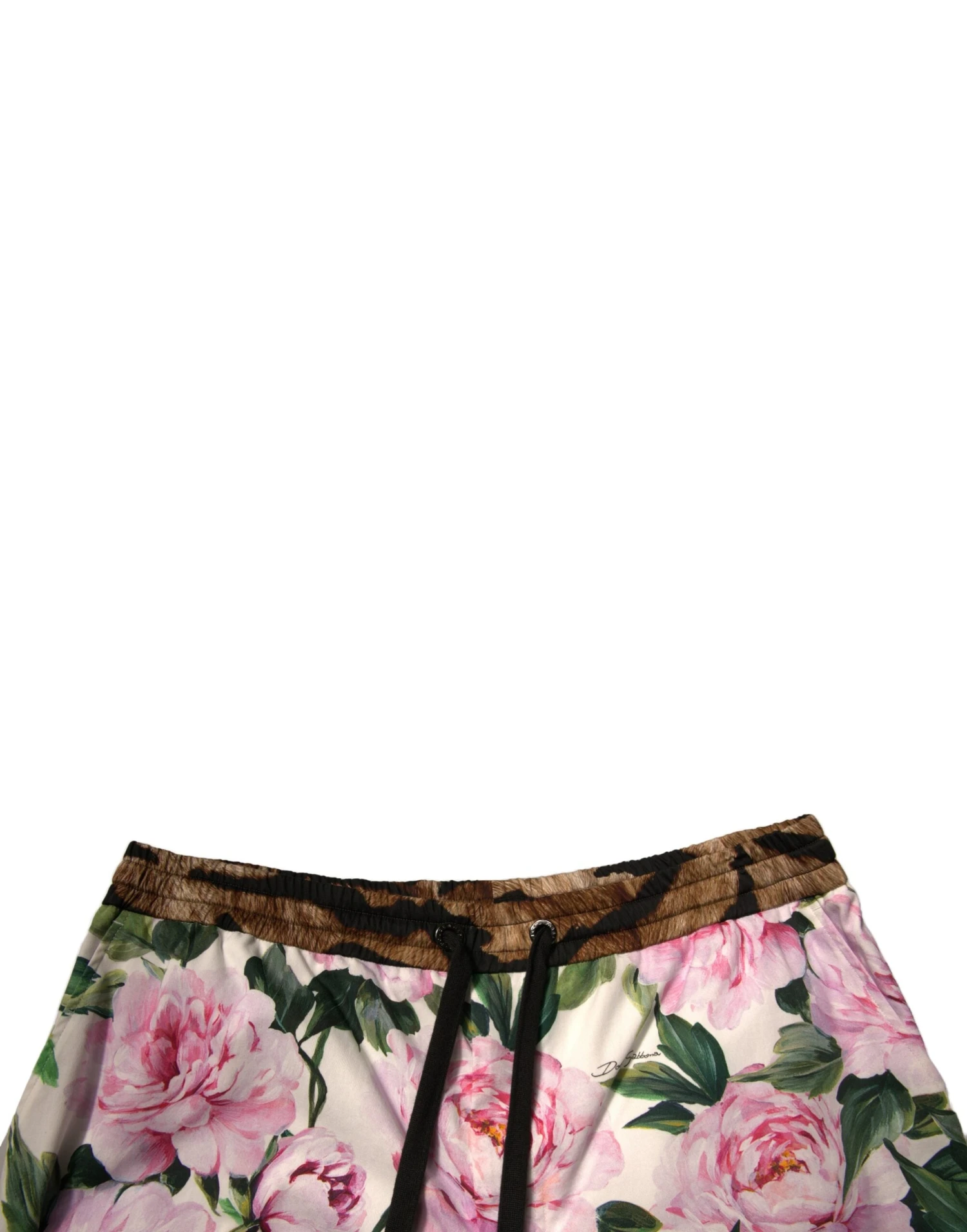 Dolce & Gabbana Multicolor Floral Cotton Men Bermuda Men's Shorts (Pre-Owned) 6 Dolce & Gabbana Multicolor Floral Cotton Men Bermuda Men's Shorts (Pre-Owned) - Image 4