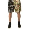 Dolce & Gabbana Multicolor Patchwork Silk Men Chino Men's Shorts 1 Dolce & Gabbana Multicolor Patchwork Silk Men Chino Men's Shorts -Lux Lair Store 6187114