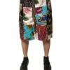 Dolce & Gabbana Multicolor Patchwork Cargo Bermuda Men's Shorts -Lux Lair Store 6187200