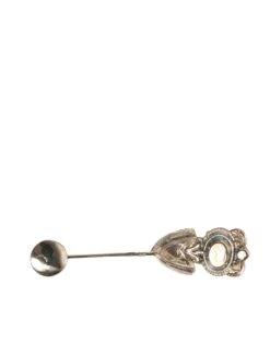 Dolce & Gabbana Silver 925 Sterling Silver Crystals Pin Collar Men's Brooch 6 Dolce & Gabbana Silver 925 Sterling Silver Crystals Pin Collar Men's Brooch -Lux Lair Store 6192668