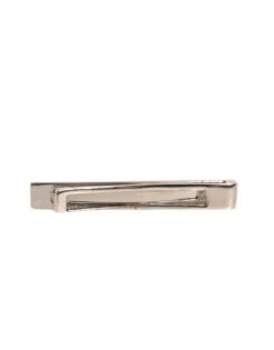 Dolce & Gabbana Silver Tone Brass Logo Branded Tie Clip Men's Bar -Lux Lair Store 6192734